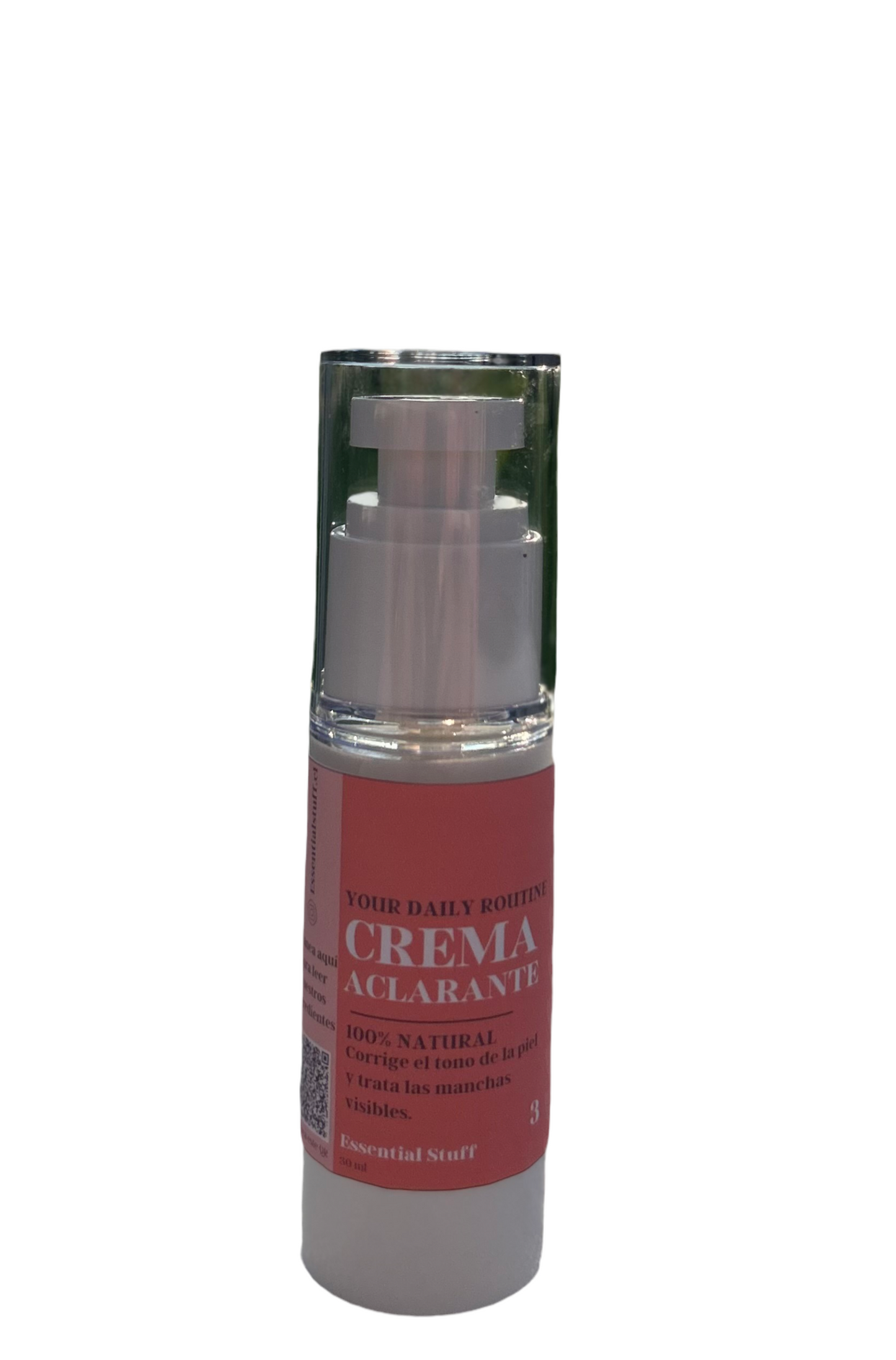 Crema Facial con efecto aclarante