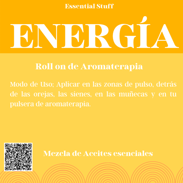 Roll On de Aromaterapia para la Energía