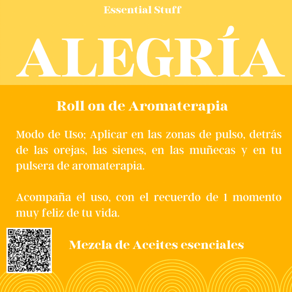 Roll On de Aromaterapia para la Alegría 😊