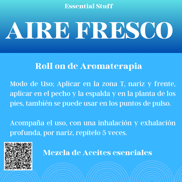 Roll On de Aromaterapia para Aire Fresco 🍃