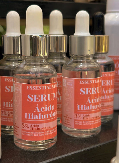 Serum de Ácido Hialurónico al 3% – Hidratación Profunda y Elasticidad | Essential Stuff