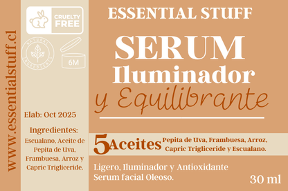 Serum Iluminador y Equilibrante – Nutrición Profunda con Aceites Naturales | Essential Stuff