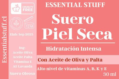 Suero Hidratante para Piel Seca – Nutrición Profunda con Aceites Naturales | Essential Stuff