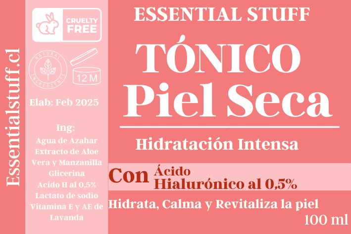 Tónico Facial para Piel Seca – Hidratación y Suavidad | Essential Stuff