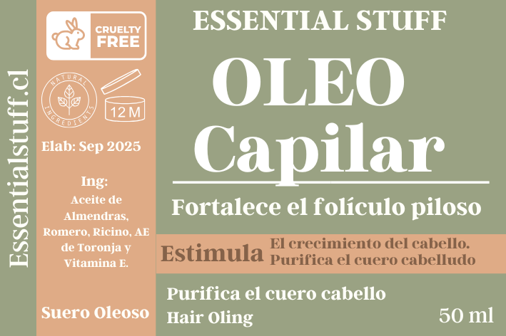 Oleo Capilar – Nutrición Profunda con Aceites Naturales para el Cuero Cabelludo y Cabello | Essential Stuff