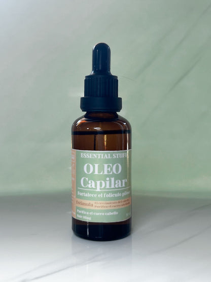 Oleo Capilar – Nutrición Profunda con Aceites Naturales para el Cuero Cabelludo y Cabello | Essential Stuff